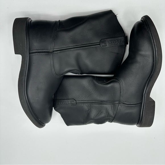 Red Wing Pecos Black Boots Mens 12 D Leather 1125 Western Work USA Made READ - Picture 10 of 14
